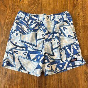 Vineyard Vines whale flag swim trunks 6
